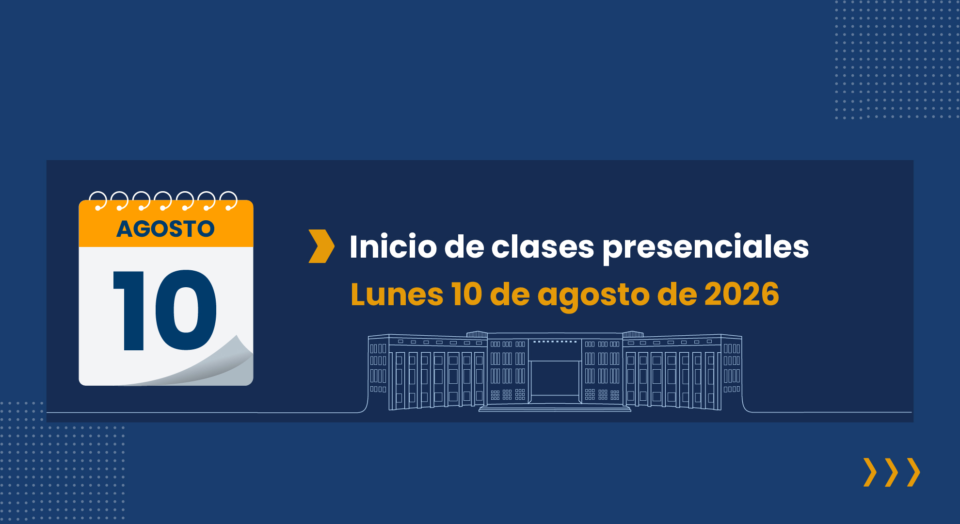 Inicio clases presenciales