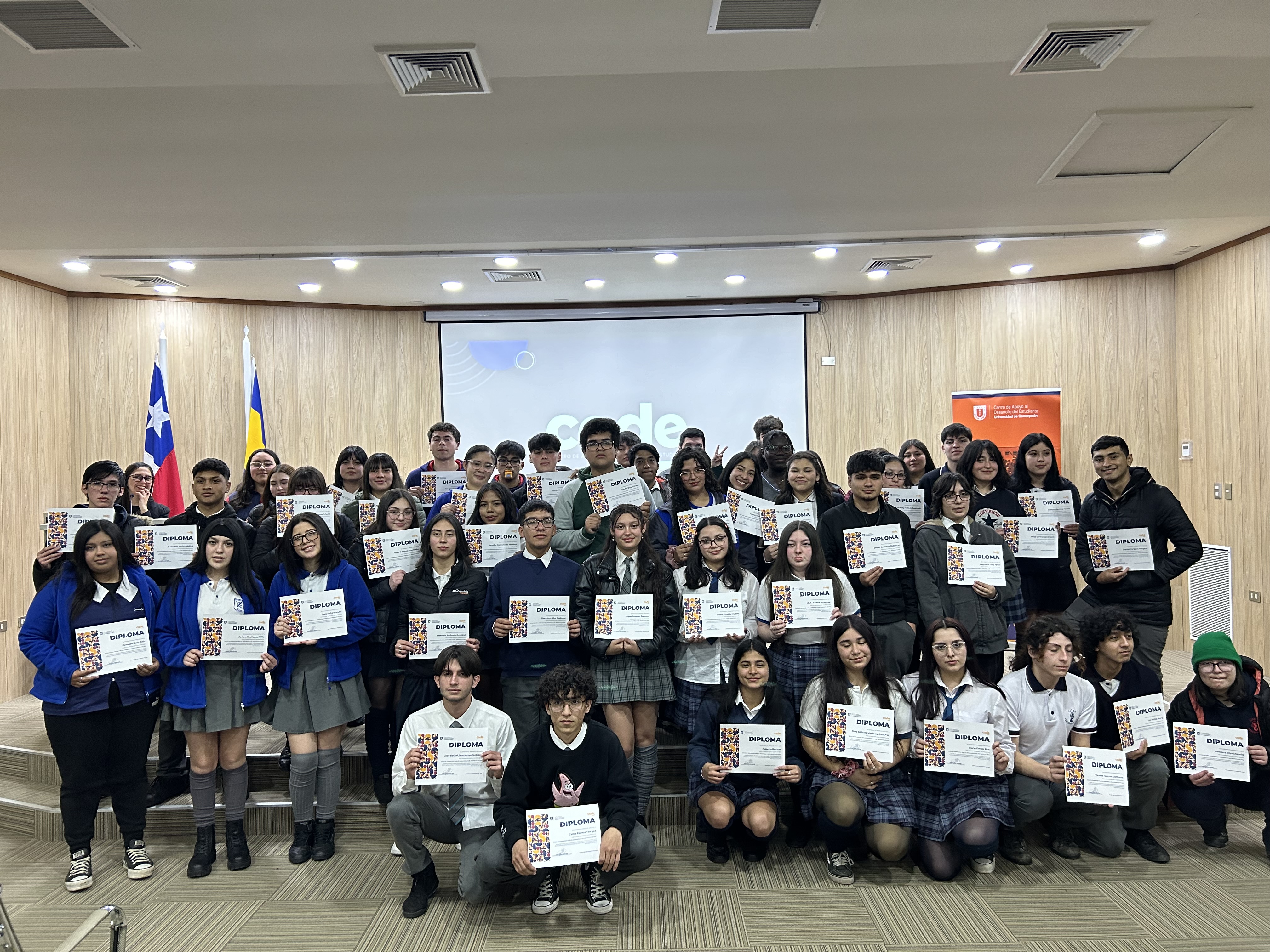 Ceremonias de certificación a estudiantes de cuarto medio